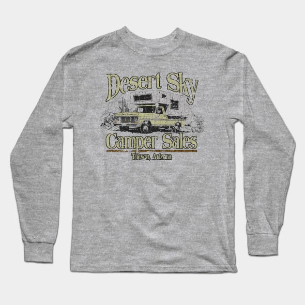 Desert Sky Camper Sales - Vintage Long Sleeve T-Shirt by JCD666